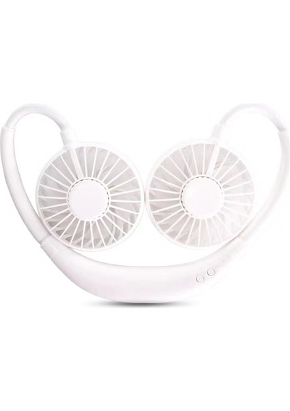 Çift Soğutmalı Taşınabilir USB Şarjlı Boyun Fanı (Yurt Dışından) fırsatları