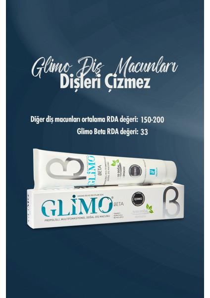 Beta Hassas Diş ve Diş Etleri İçin Propolisli %100 Doğal Diş Macunu 75 ml