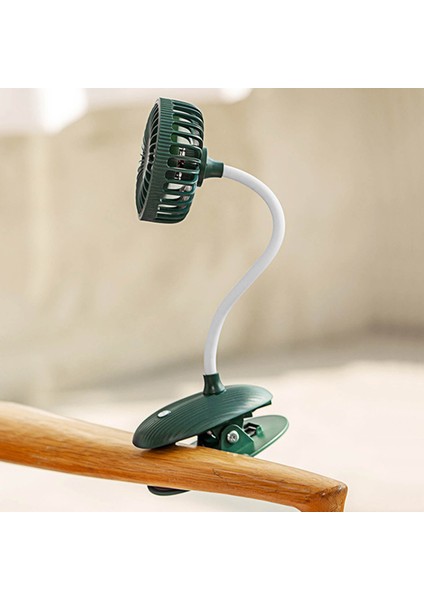USB Şarjlı Sessiz Taşınabilir Klipsli Vantilatör (Yurt Dışından)