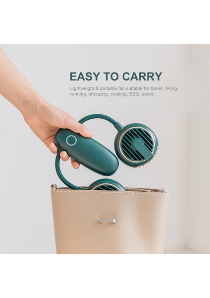 Taşınabilir Boyunluk Fan 360° Soğutma 3 Hız (Yurt Dışından) fiyatları