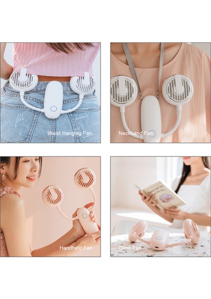 Taşınabilir Boyunluk Fan 360° Soğutma 3 Hız (Yurt Dışından) indirimleri
