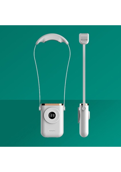 Kelemesiz Mini Boyun Fanı Şarj Edilebilir 3 Hız Ayarı (Yurt Dışından) indirimleri