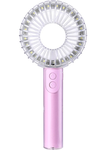 Telefon Taşımacıklı Çok Fonksiyonlu USB Şarj Edilebilir LED Fan (Yurt Dışından)