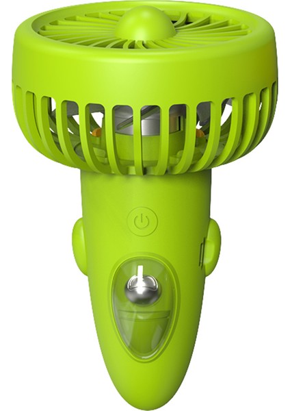 Taşınabilir 1200MAH USB Şarj Edilebilir Mini Fan 3 Hızlı Yeşil (Yurt Dışından)
