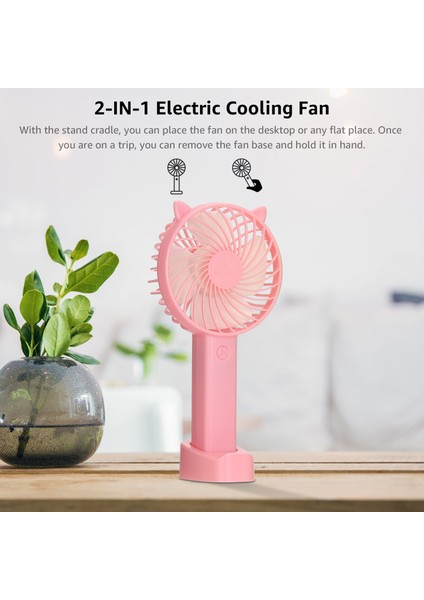 Mini El Elektrikli Fan 3 Hız Ayarlı USB Şarj Edilebilir (Yurt Dışından) fiyatları