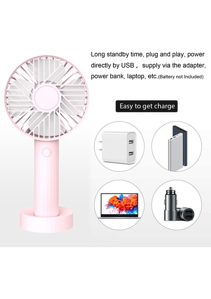 X012 Mini El Fanı Taşınabilir 3 Hız (Yurt Dışından) indirimleri