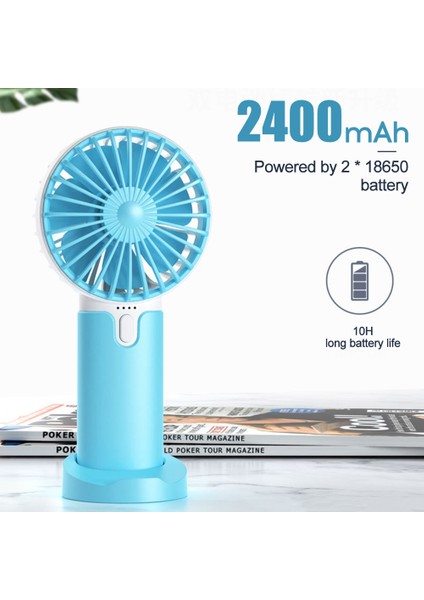 El Ile Taşınabilir USB Şarj Edilebilir Vantilatör (Yurt Dışından)