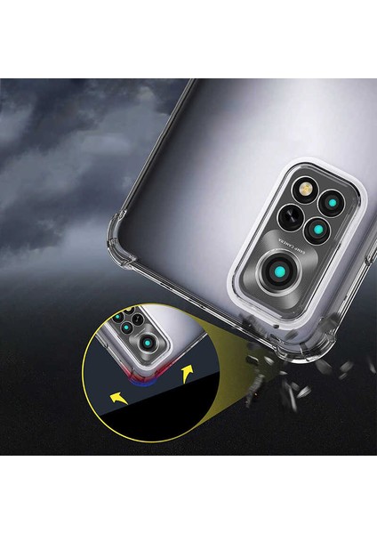 Xiaomi Redmi Note 11 Global Kılıf Ardx Kamera Korumalı Nitro Anti Shock Silikon-Renksiz