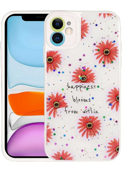Apple iPhone 11 Uyumlu Kamera Korumalı Sert Desenli Akav Pami Kapak-No6