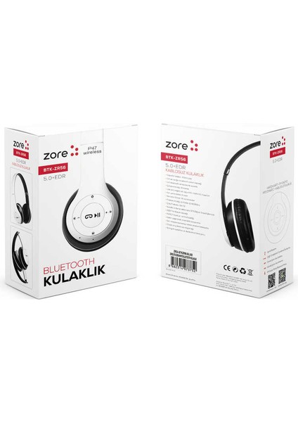 Zore BTK-ZR56 Bluetooth Kulaklık-Yeşil