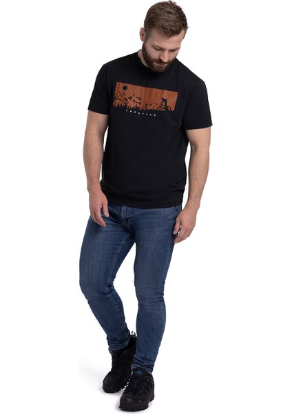 Nellow - Casual T-shirt Erkek Siyah Tişört modelleri