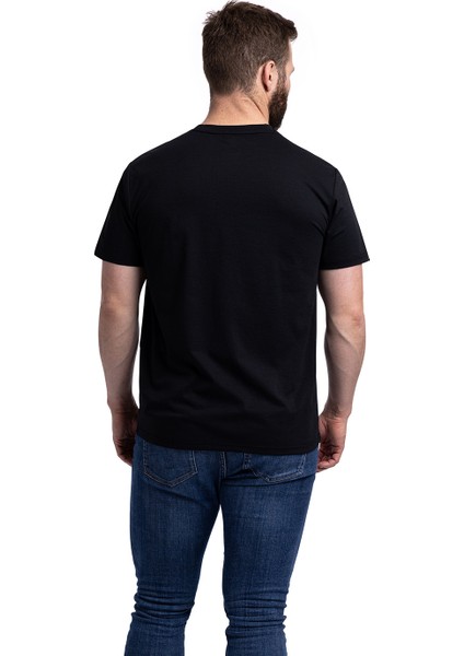 Nellow - Casual T-shirt Erkek Siyah Tişört fırsatları