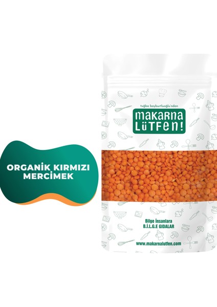 Organik Kırmızı Mercimek (+7 Ay-250 gram) fiyatları