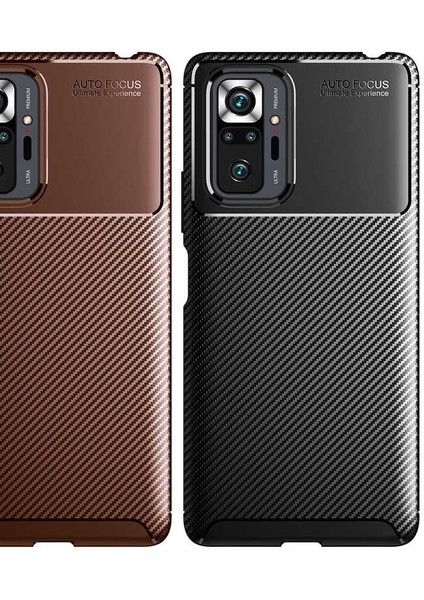 Xiaomi Redmi Note 10 Pro Kılıf Ardx Negro Silikon Kapak-Siyah