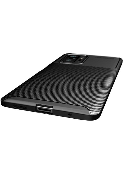 Xiaomi Redmi Note 10 Pro Kılıf Ardx Negro Silikon Kapak-Siyah