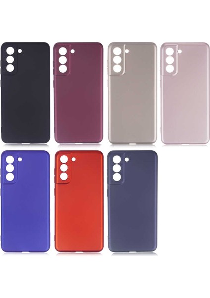 Samsung Galaxy S21 Fe Kılıf Ardx Premier Silikon Kapak-Saks Mavi