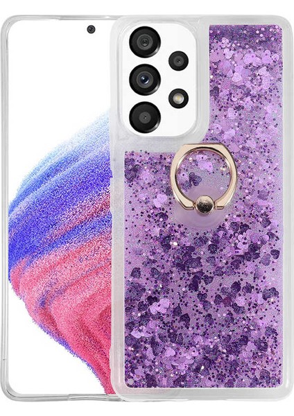 Samsung Galaxy A33 5g Kılıf Akav Milce Kapak-Mor