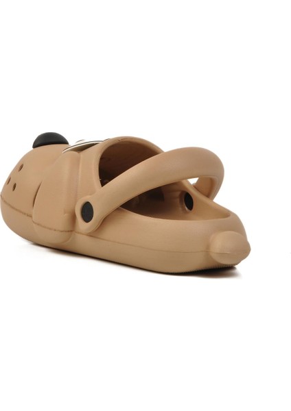 Bej Unisex Çocuk Sabo Terlik Doggy F fırsatları