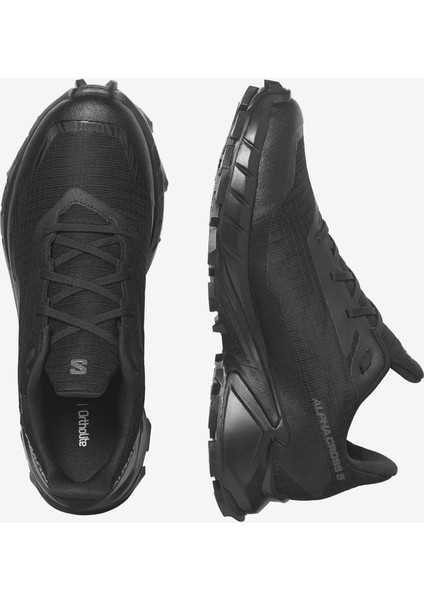 Alphacross 5 Gore-Tex Kadın Koşu Ayakkabısı - Siyah