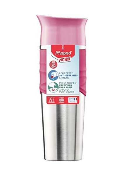 Pıcnık - Termo-Kupa/izo-Kupa Adult Concept 330 ml - Paslanmaz Çelik - Pembe modelleri