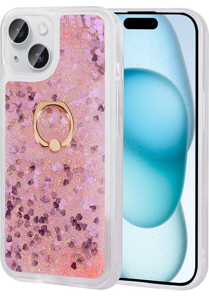 Apple iPhone 15 Plus Kılıf Ardx Milce Kapak-Pembe