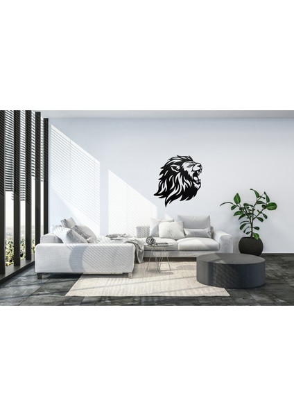 Aslan Metal Duvar Tablosu