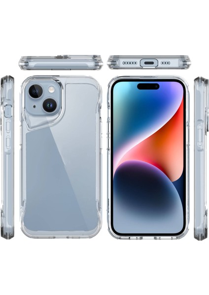 Apple iPhone 15 Plus Kılıf Ardx T-Max Kapak-Renksiz