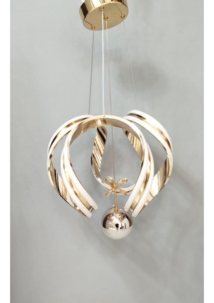 Çift Şeritli Modern LED Avize