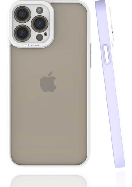 Apple iPhone 13 Pro Max Kılıf Ardx Mima Kapak-Lila