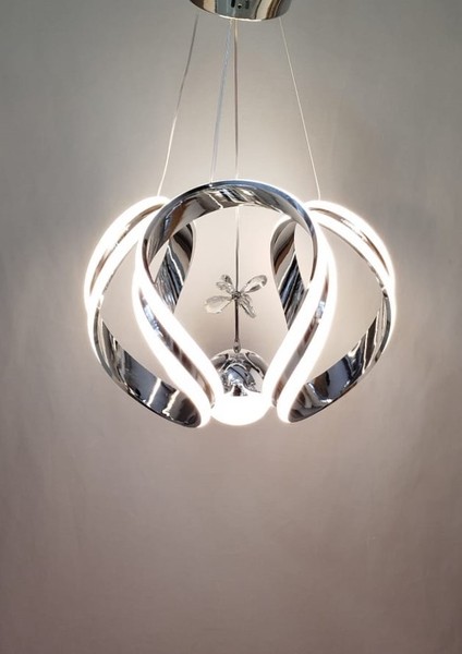 Çift Şeritli Modern LED Avize
