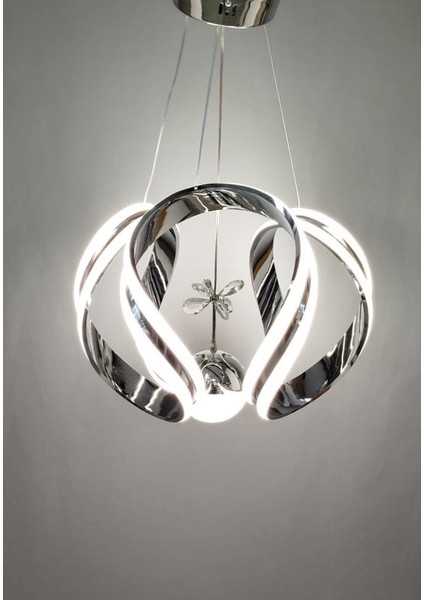Çift Şeritli Modern LED Avize