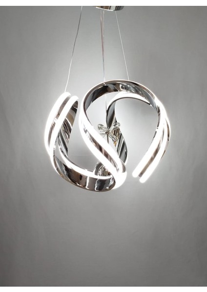 Çift Şeritli Modern LED Avize