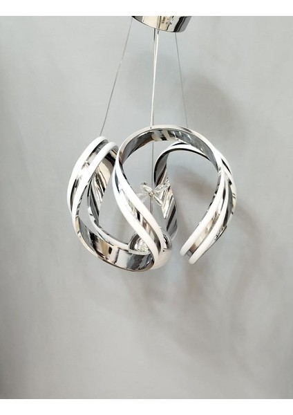 Çift Şeritli Modern LED Avize