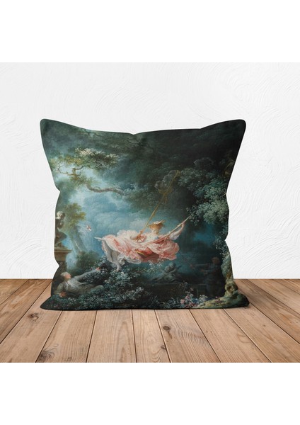 the Swing / Fragonard Çift Taraflı Kırlent Kılıfı 2 Adet