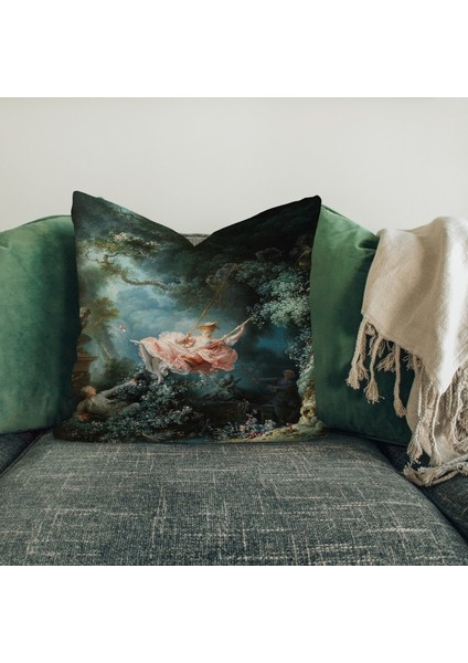 the Swing / Fragonard Çift Taraflı Kırlent Kılıfı 2 Adet modelleri
