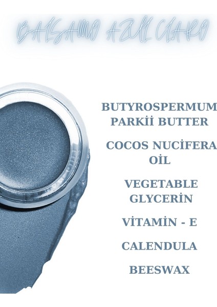Colorido Bálsamo Azul Claro Nemlendirici Antioksidan Işıltı Veren E-Vitamin Krem Balm(Ruj,far,allık) fırsatları