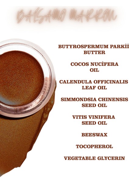Colorido Bálsamo Marron Nemlendirici Antioksidan Işıltı Veren E-Vitaminli Krem Balm (Ruj,far,allık) fırsatları
