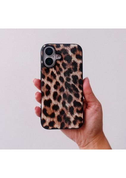 Apple iPhone 16 Uyumlu Kılıf Leopar Desenli Silikon Kılıf / Kapak fiyatları