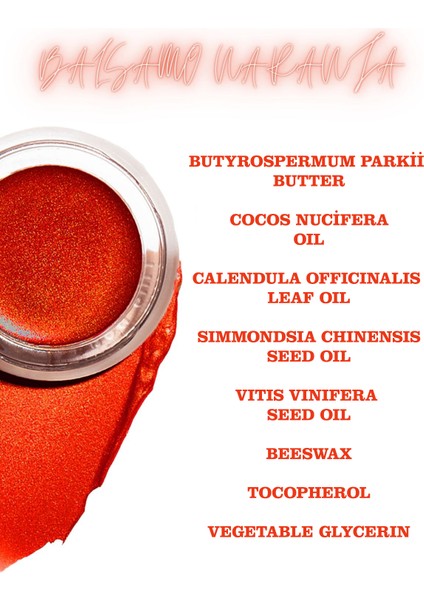 Colorido Bálsamo Naranja Nemlendirici Antioksidan Işıltı Veren E-Vitaminli Krem Balm (Ruj,far,allık) fırsatları