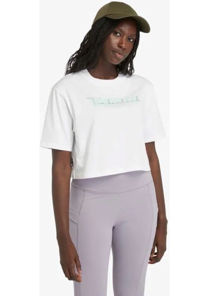 Cropped Short Sleeve Tee