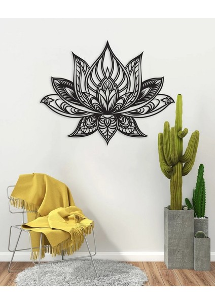 " Lotus Güzelliği " Metal Duvar Dekor Tablo