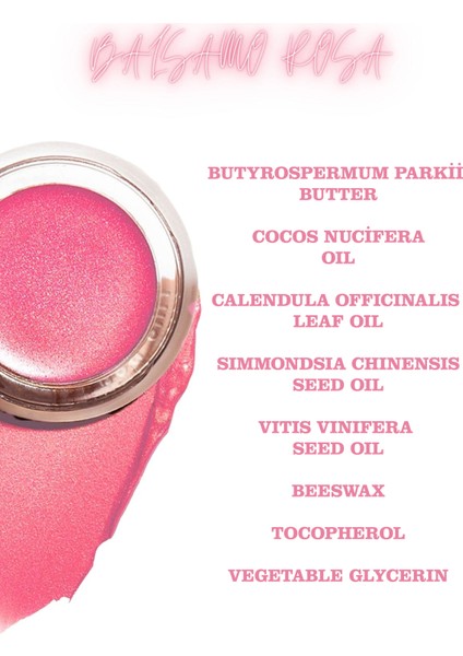 Colorido Bálsamo Rosa Claro Nemlendirici Antioksidan Işıltı Veren E-Vitamin Krem Balm(Ruj,far,allık) fırsatları