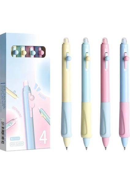 Geri Çekilebilir Sibilir Nötr Kalem Ince Uç 0.5mm 4'lü Siyah/mavi Mürekkep (Yurt Dışından) fiyatları