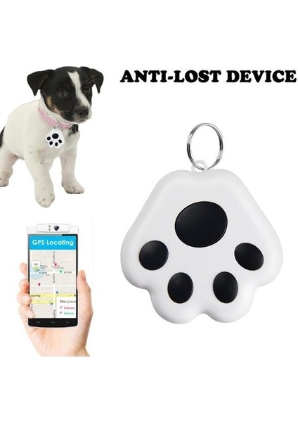 Akıllı Köpek Kedi Mini Gps Izci Cihazı Uygulaması Anti-Kayıp Bluetooth Siyah (Yurt Dışından)