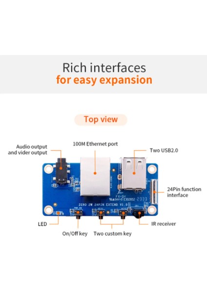 Orange Pi Zero 2W Genişleme Arayüz Kartı Için (Yurt Dışından)
