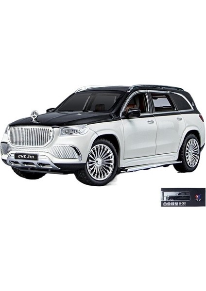 1:24 Mercedes-Benz Maybach GLS600 Simülasyon Alaşım Araba Modeli (Yurt Dışından)