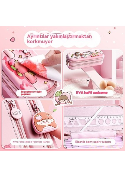 3D Çift Katmanlı Çok Fonksiyonlu Kırtasiye Kutusu (Yurt Dışından) modelleri