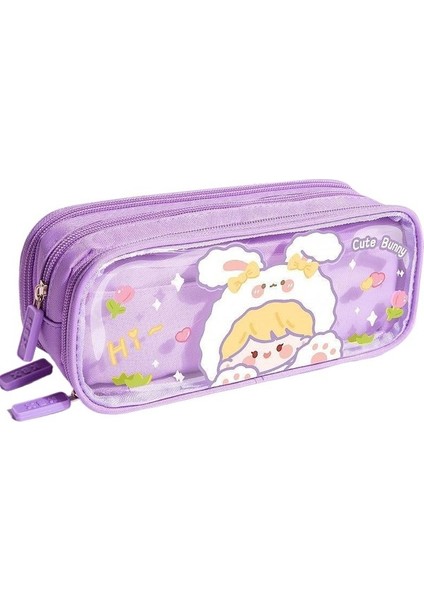 Yüksek Değerli Sevimli Büyük Kapasiteli Kalem Çantası Su Geçirmez (Yurt Dışından)