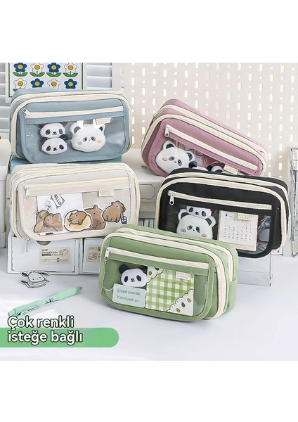 Geniş Kapasiteli Şeffaf Kalem Kutusu (Yurt Dışından) modelleri