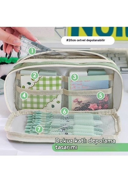 Geniş Kapasiteli Şeffaf Kalem Kutusu (Yurt Dışından) indirimleri